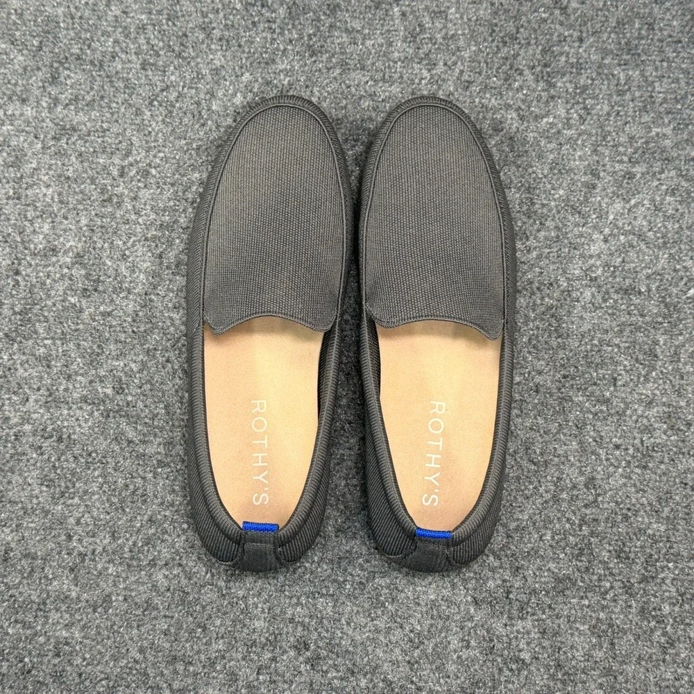 Rothy's The Ravello Loafer Men's 9.5 Grey Flexible Upper Business Casual Classic